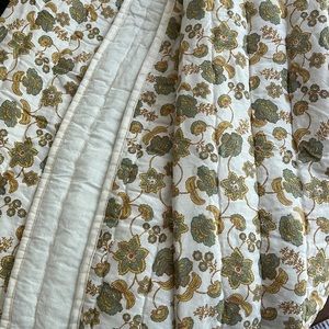 Threshold Pick Stitch Floral Quilt